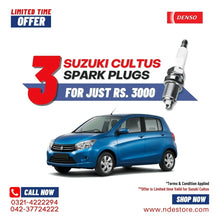 SPARK PLUG DENSO FOR SUZUKI CULTUS 2018-2025 (3 PIECES) - ndestore.com