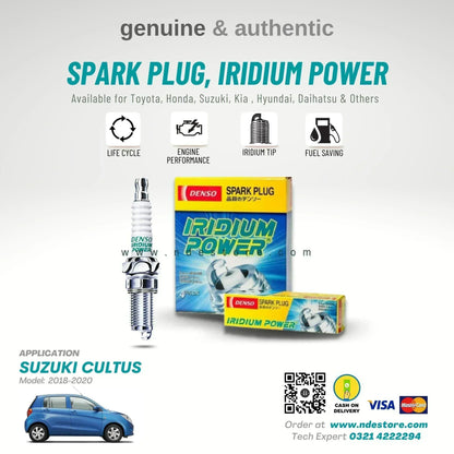SPARK PLUG DENSO IRIDIUM POWER FOR SUZUKI CULTUS (2018-2025) - ndestore.com