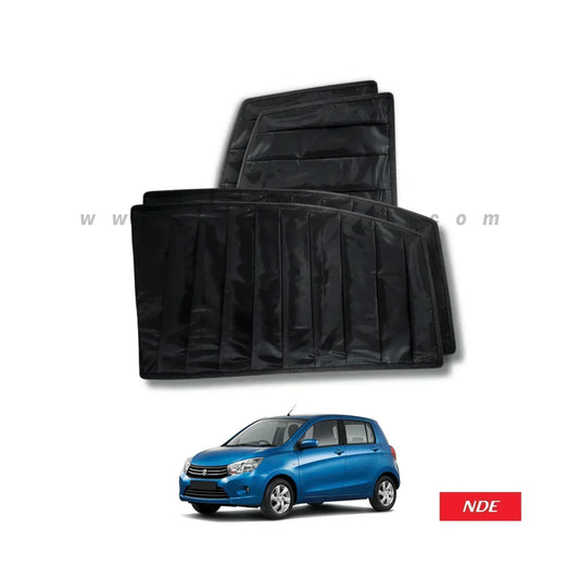 SUN SHADE BLACK WRINKLE FOR SUZUKI CULTUS (2018-2025) - ndestore.com