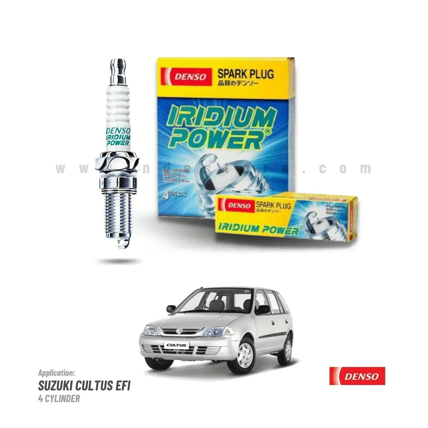 SPARK PLUG DENSO IRIDIUM POWER FOR SUZUKI CULTUS (4-CYLINDER) - ndestore.com