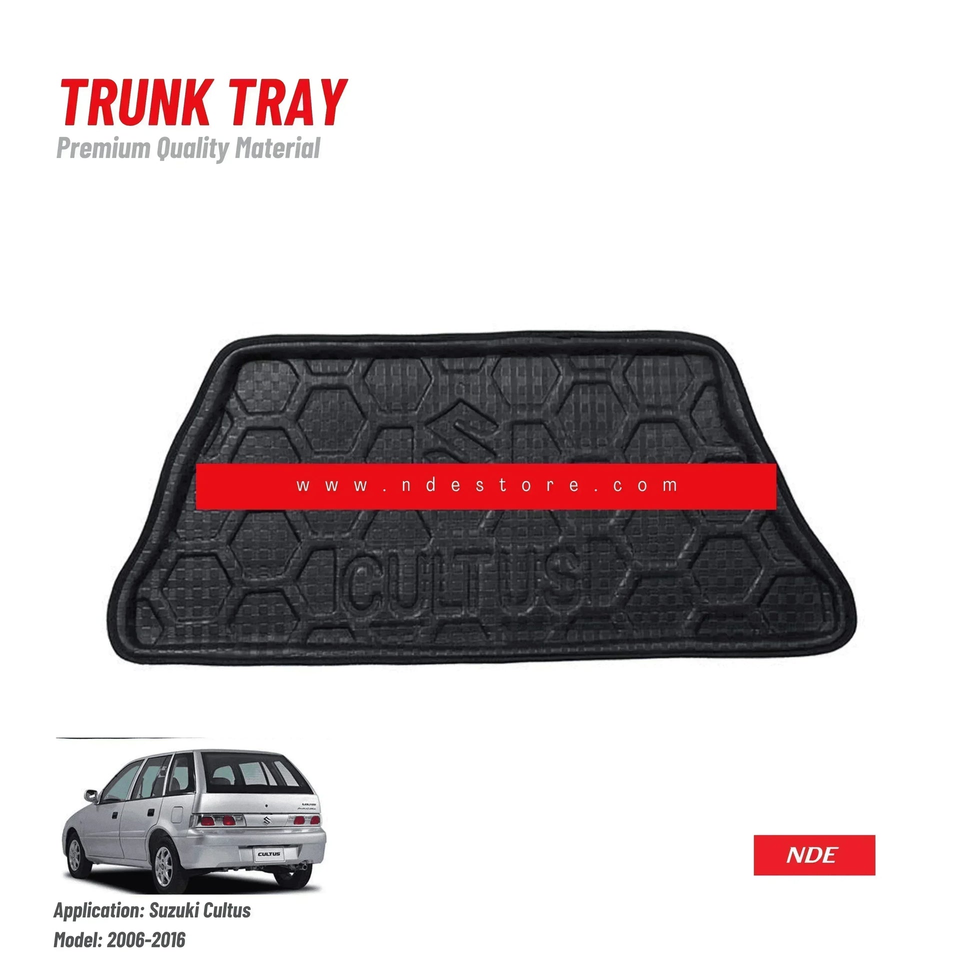 TRUNK TRAY FOR SUZUKI CULTUS (2002-2018) - ndestore.com