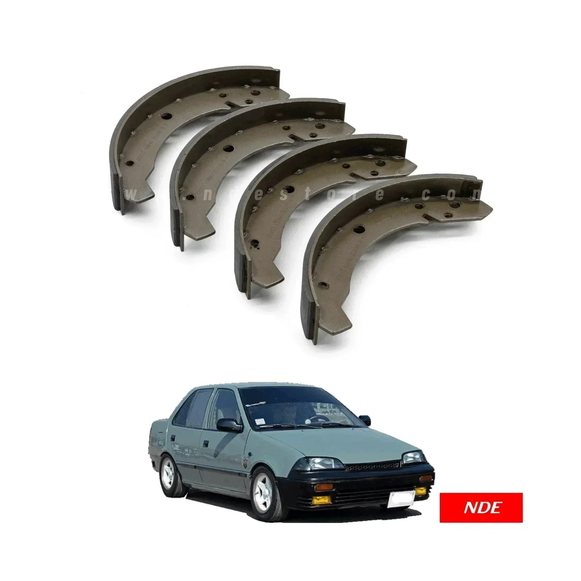 BRAKE SHOE KIT REAR DOT OE FOR SUZUKI MARGALLA - ndestore.com