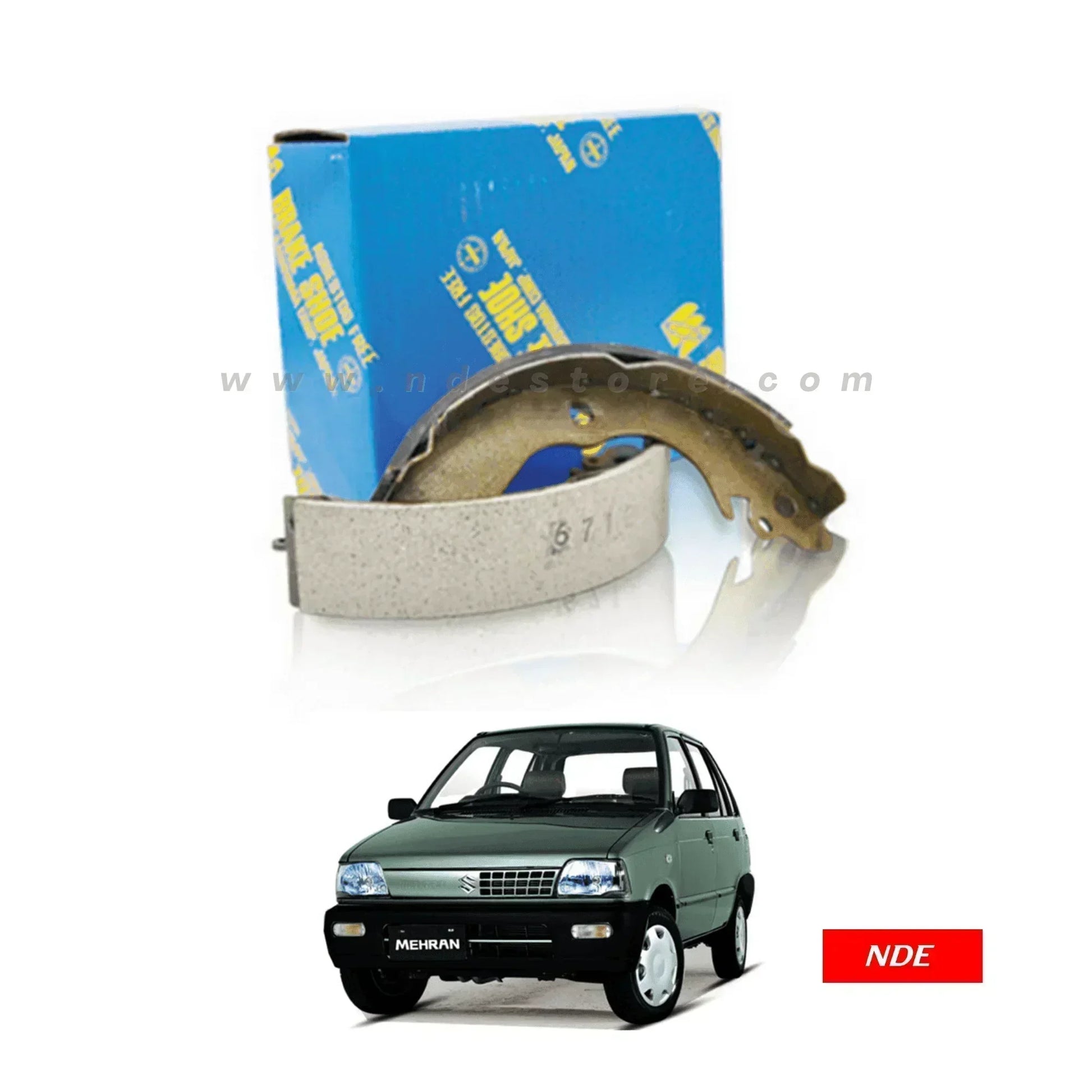 BRAKE SHOE KIT REAR MK JAPAN FOR SUZUKI MEHRAN - ndestore.com