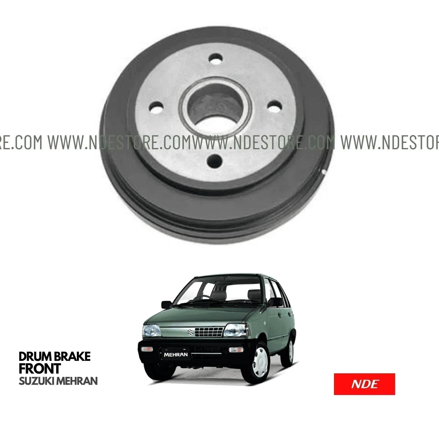 BRAKE WHEEL DRUM REAR FOR SUZUKI MEHRAN (DOT OE) - ndestore.com