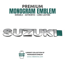 MONOGRAM EMBLEM FOR SUZUKI