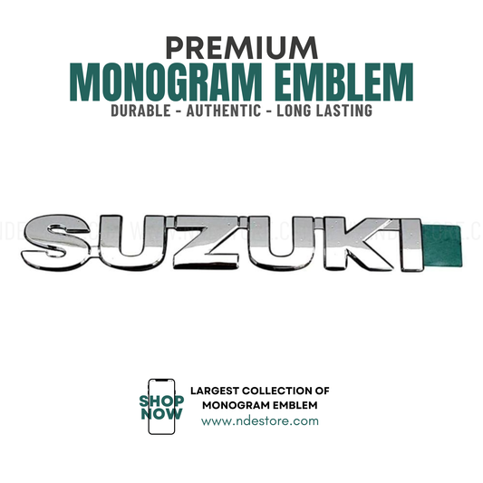 MONOGRAM EMBLEM FOR SUZUKI