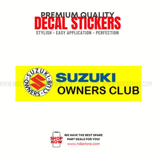 STICKER SUZUKI ONWNER CLUB - ndestore.com