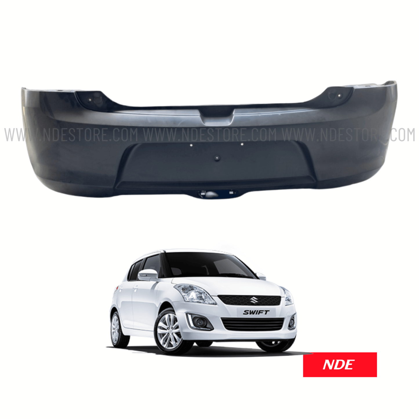 BUMPER REAR FOR SUZUKI SWIFT (2008-2021) - ndestore.com