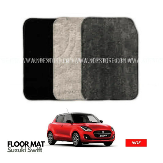 FLOOR MATS PREMIUM QUALITY FOR SUZUKI SWIFT (2021-2025) - ndestore.com