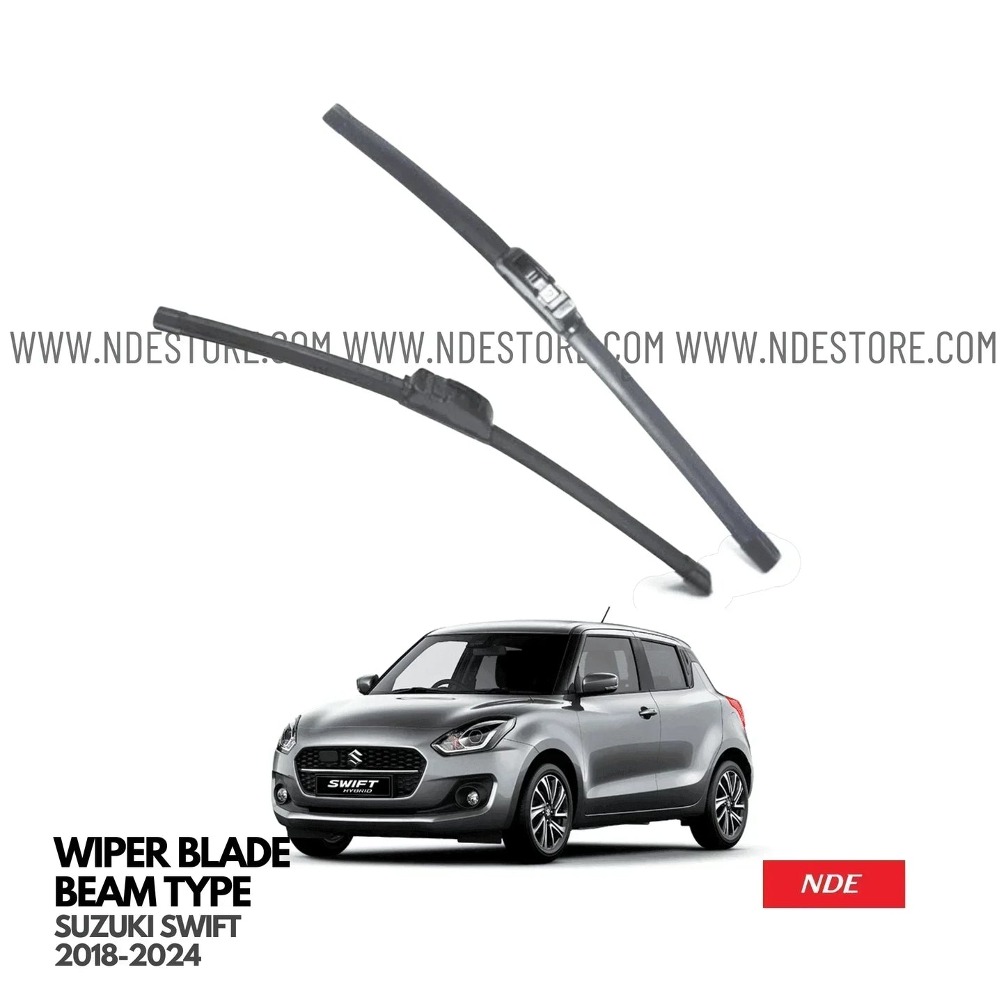 WIPER BLADE PREMIUM TYPE FOR SUZUKI SWIFT (2018-2025) - ndestore.com
