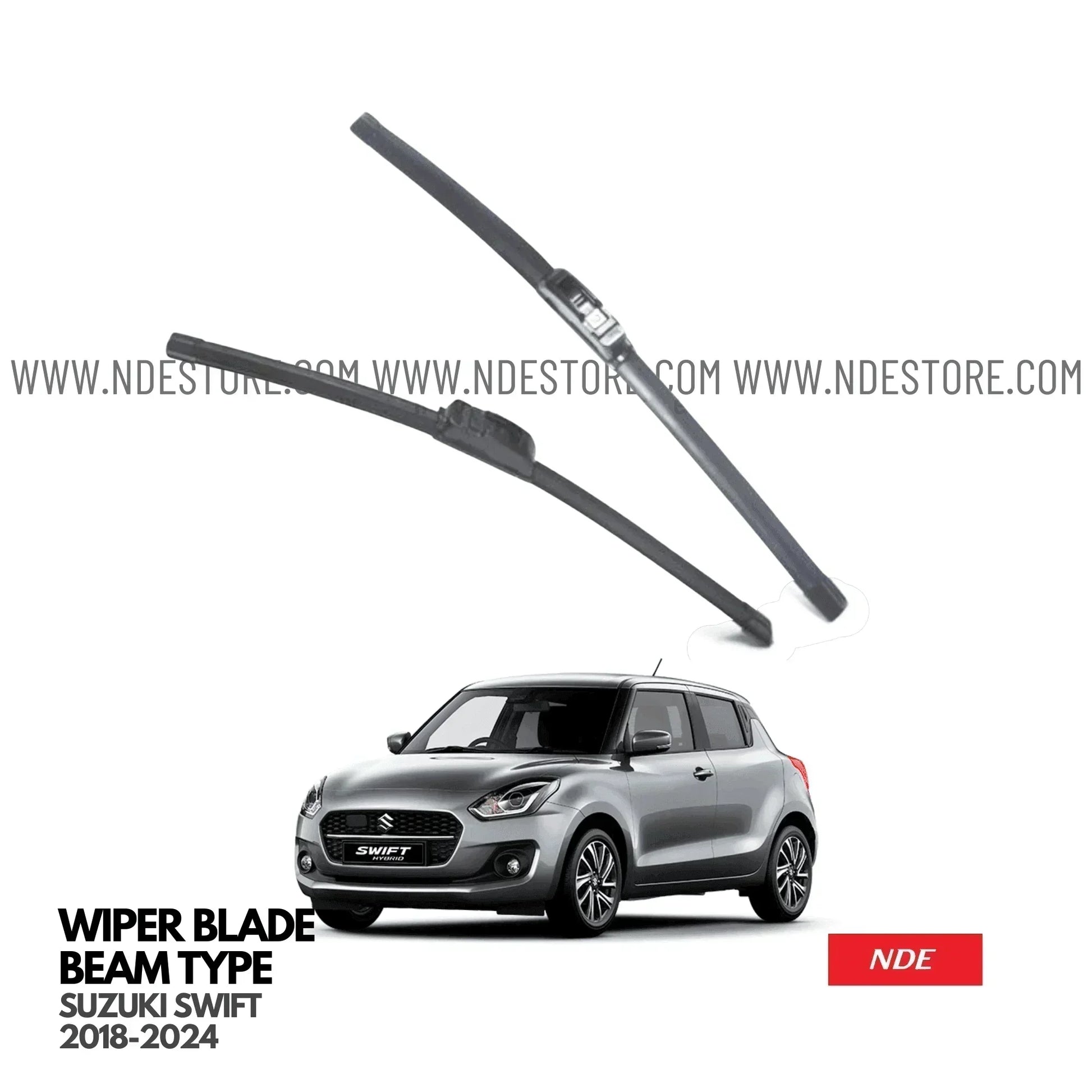 WIPER BLADE PREMIUM TYPE FOR SUZUKI SWIFT (2018-2025) - ndestore.com