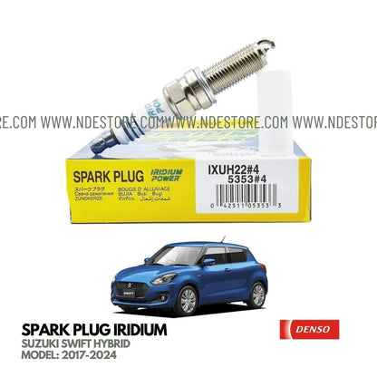 SPARK PLUG IRIDIUM POWER DENSO FOR SUZUKI SWIFT HYBRID (2017-2025) - ndestore.com