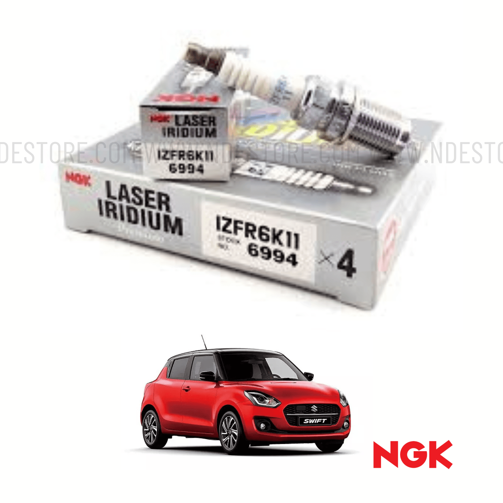 SPARK PLUG NGK LASER IRIDIUM FOR SUZUKI SWIFT (2021-2025) - ndestore.com