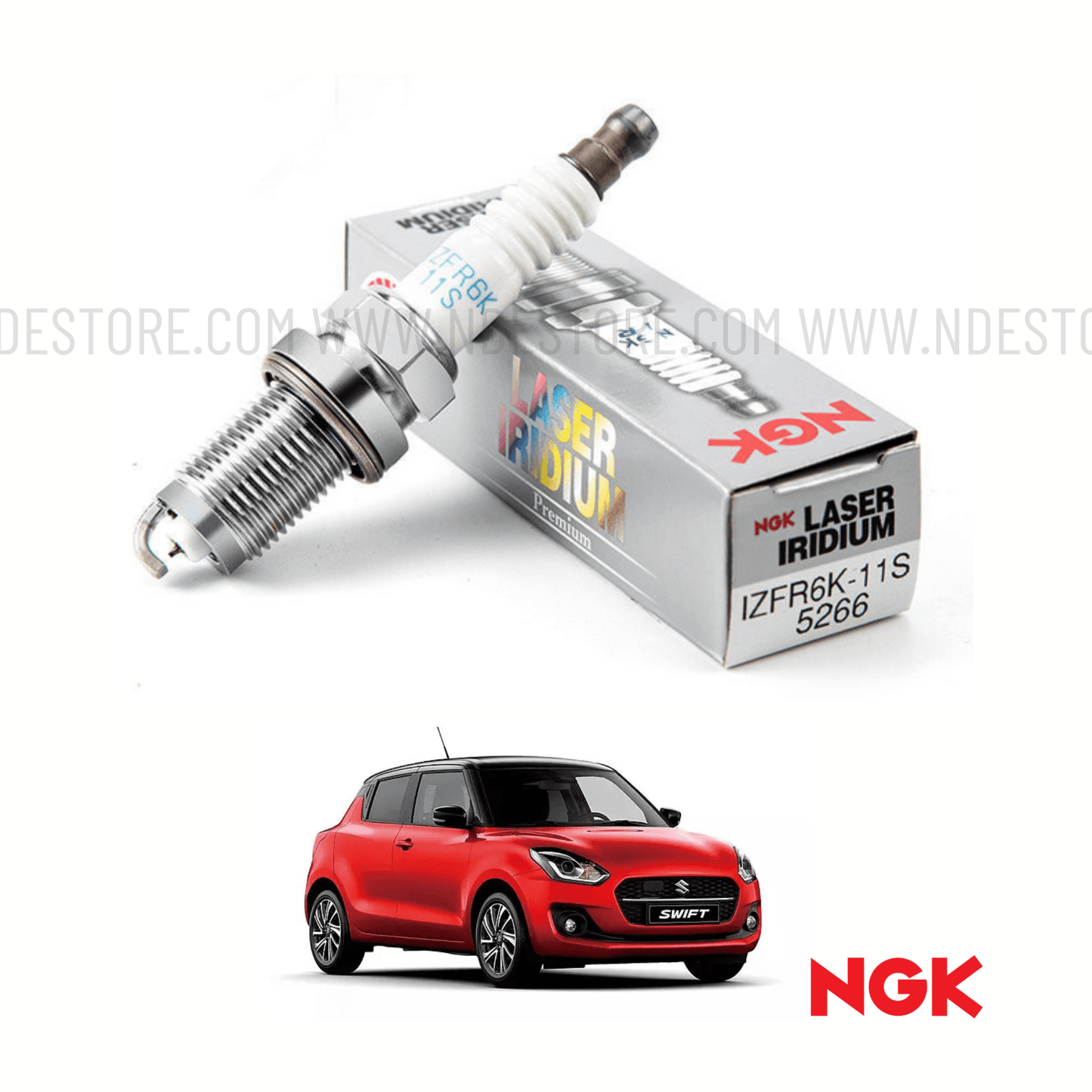 SPARK PLUG NGK LASER IRIDIUM FOR SUZUKI SWIFT (2021-2025) - ndestore.com