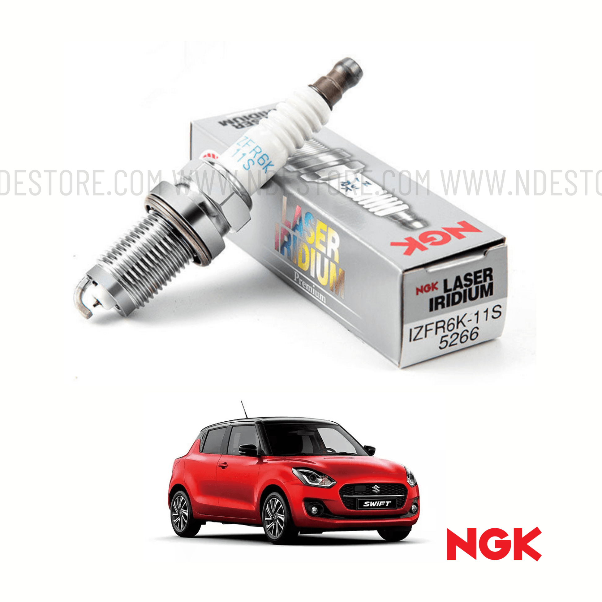 SPARK PLUG NGK LASER IRIDIUM FOR SUZUKI SWIFT (2021-2025) - ndestore.com