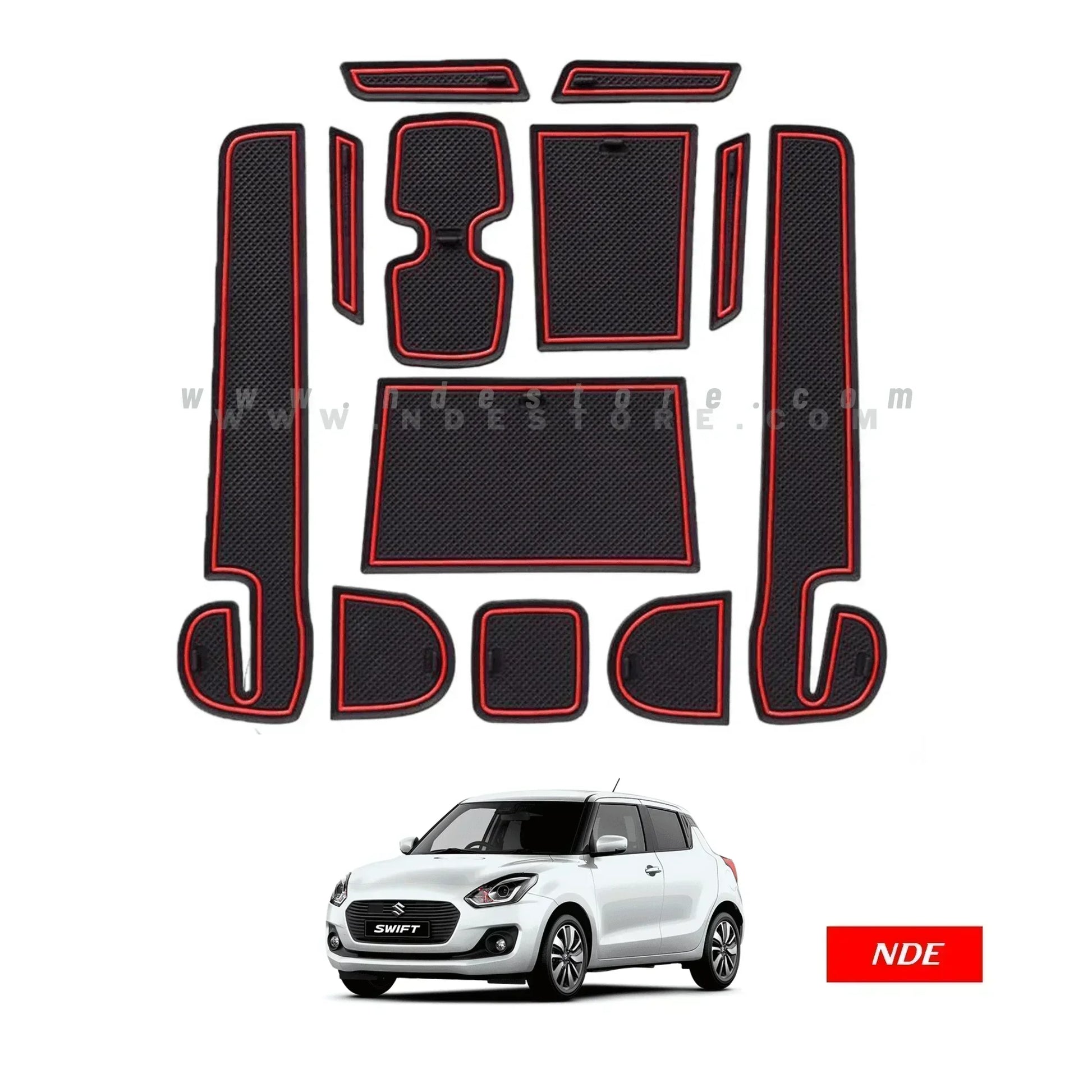MATS FOR INTERIOR SURFACE PROTECTION FOR SUZUKI SWIFT (2022-2025) - ndestore.com
