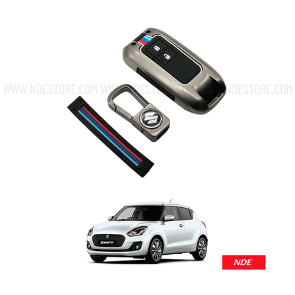 KEY REMOTE COVER METAL FOR SUZUKI SWIFT (2021-2025) - ndestore.com