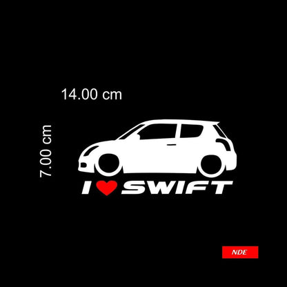 STICKER I LOVE SWIFT SKU:8051 - ndestore.com