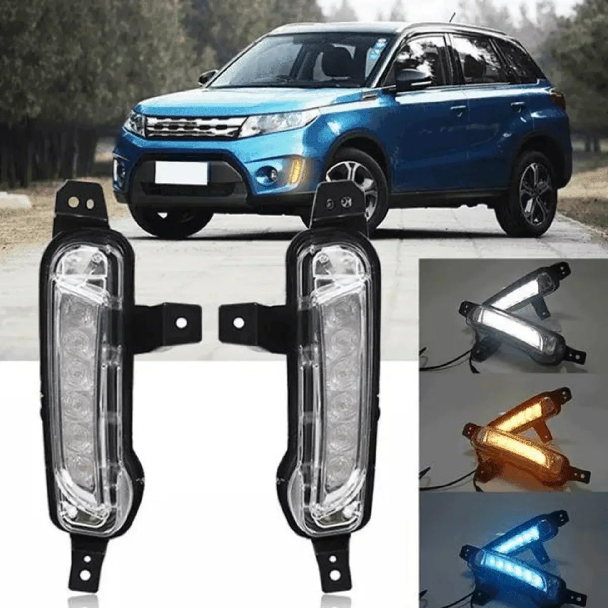 FOG LIGHT ASSY LED DRL LIGHT FOR SUZUKI VITARA - ndestore.com