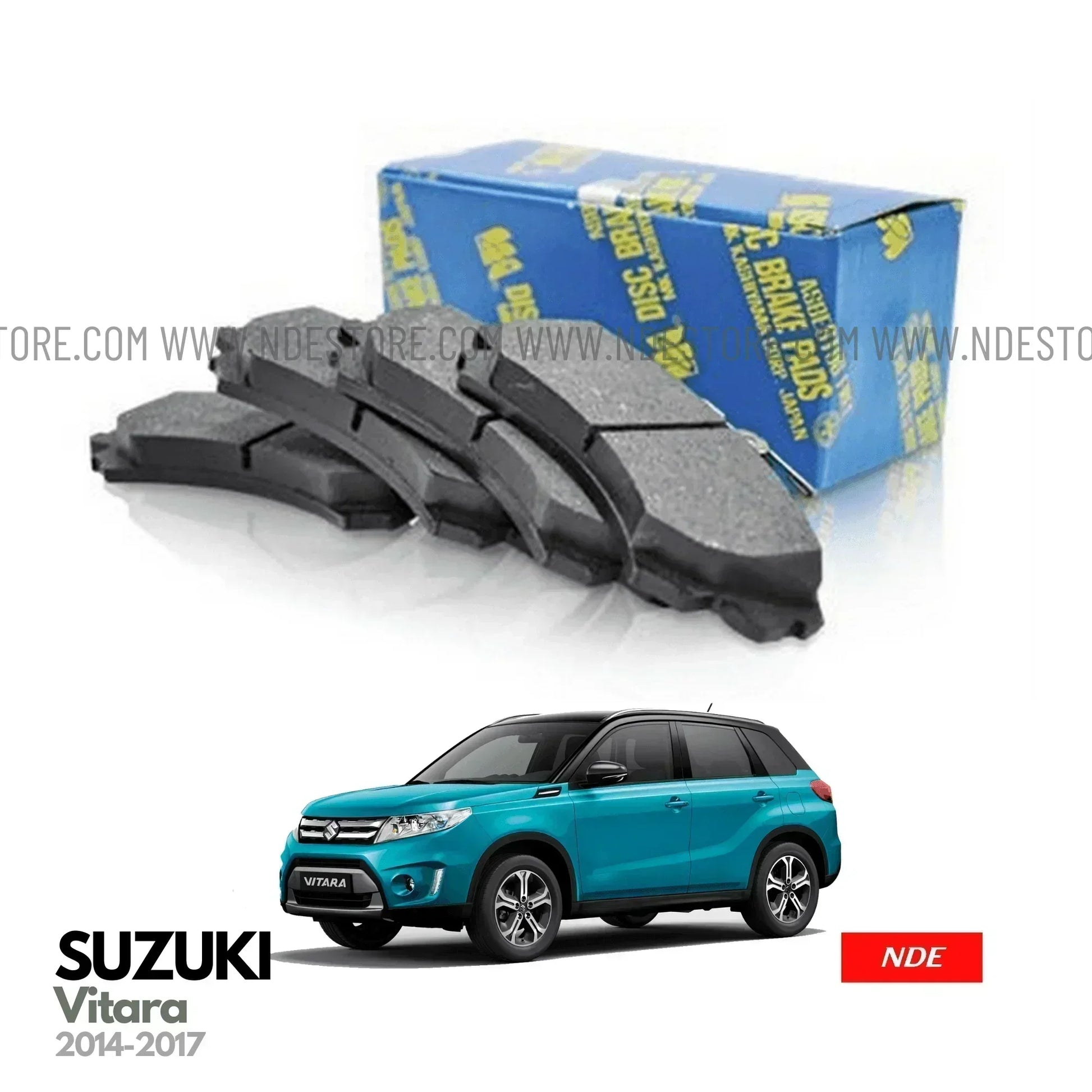BRAKE DISC PAD SET FRONT MK JAPAN FOR SUZUKI VITARA (2016-2019) - ndestore.com