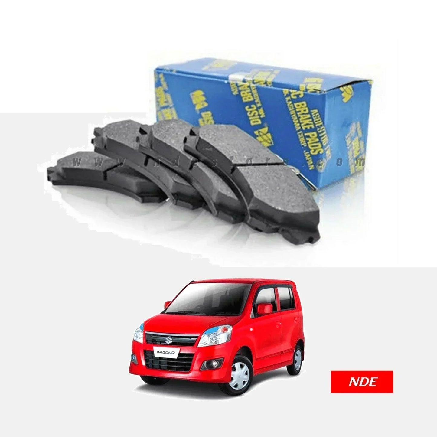 BRAKE DISC PAD SET FRONT MK JAPAN FOR SUZUKI WAGON R (2014-2025) - ndestore.com