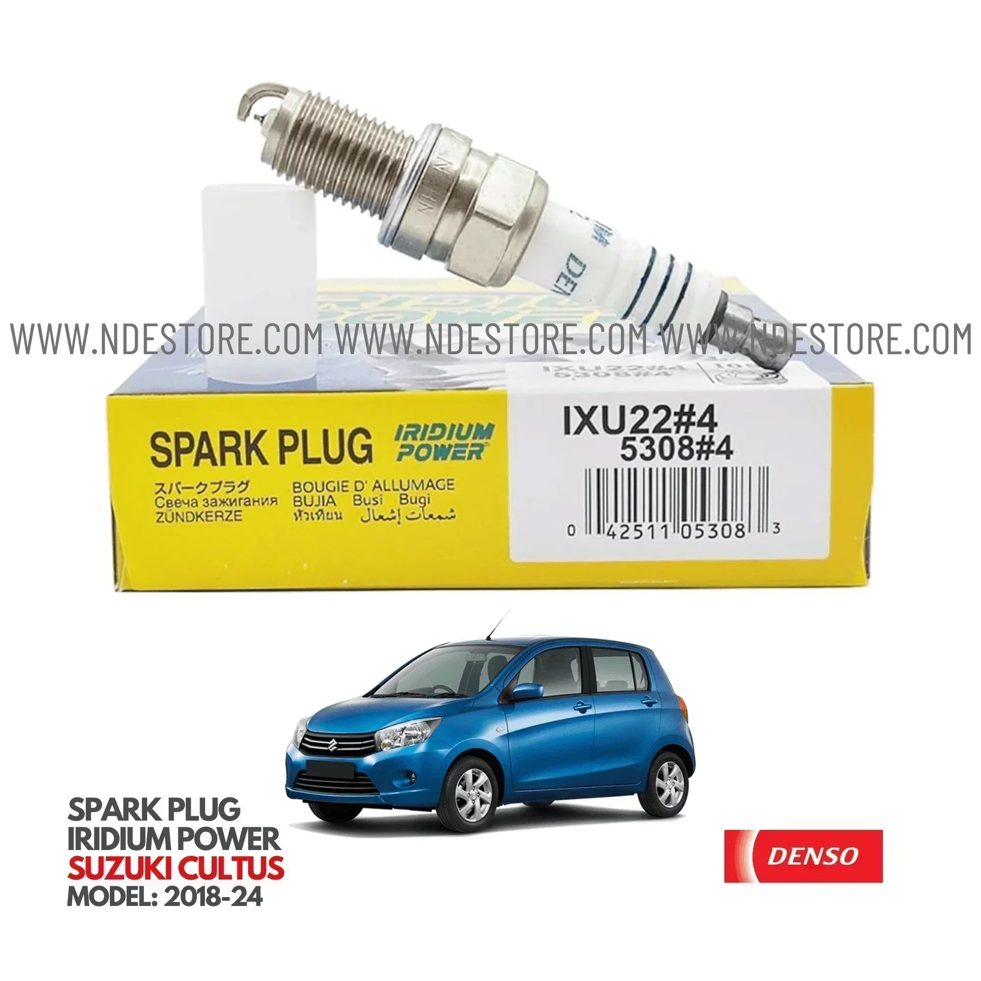 SPARK PLUG DENSO IRIDIUM POWER FOR SUZUKI CULTUS (2018-2025) - ndestore.com