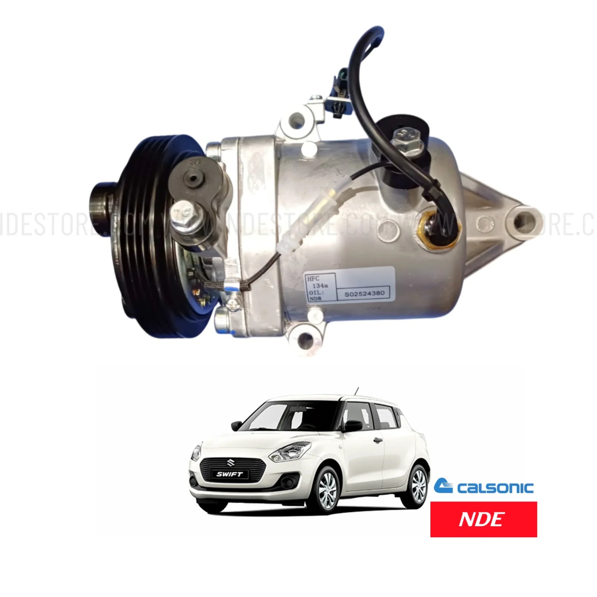 COMPRESSOR AC CALSONIC FOR SUZUKI SWIFT (2021-2025) - ndestore.com