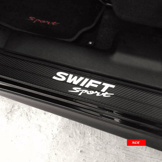 DOOR SILL AREA PROTECTION CARBON FIBER STICKER FOR SWIFT SPORT - ndestore.com