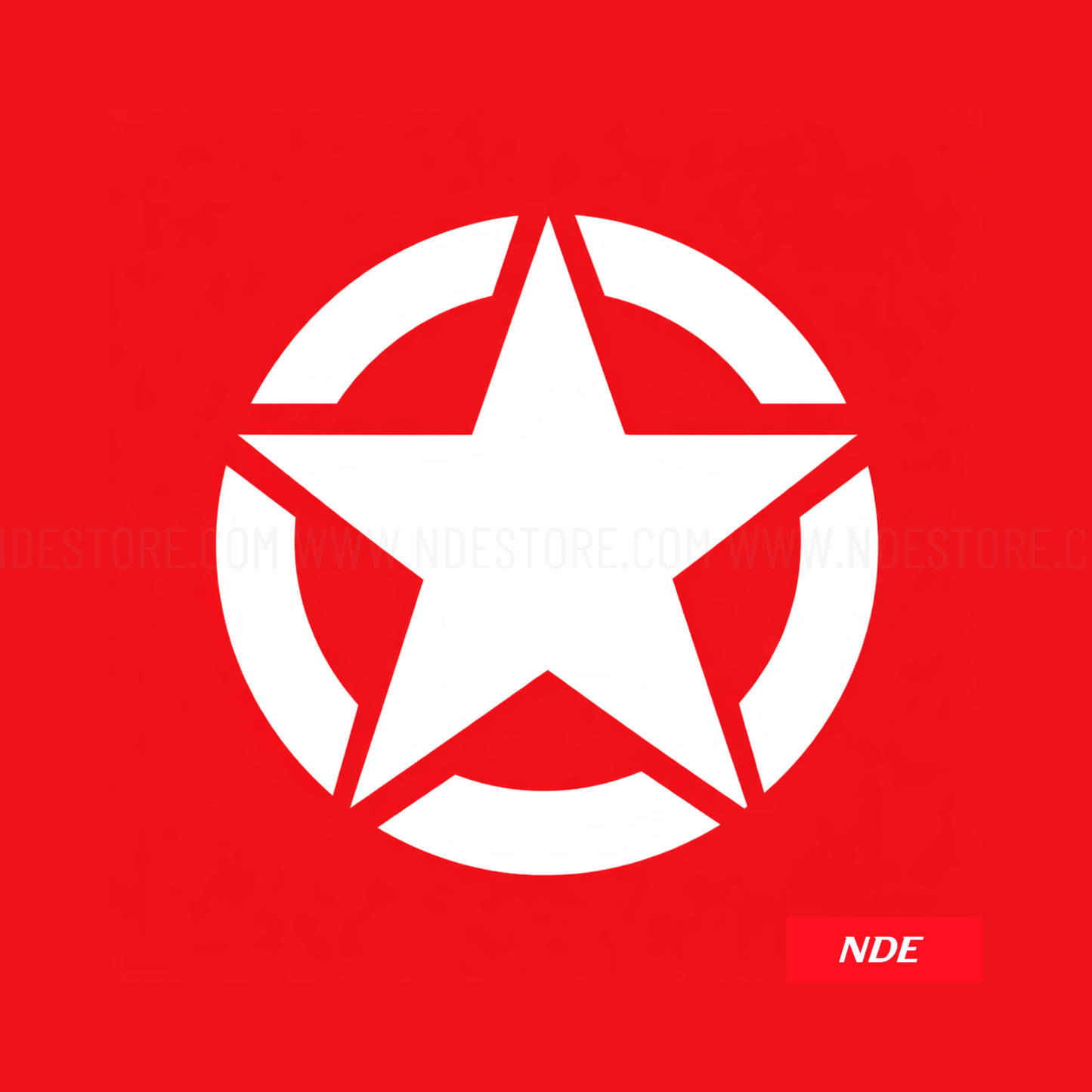 STICKER DECAL US ARMY STAR