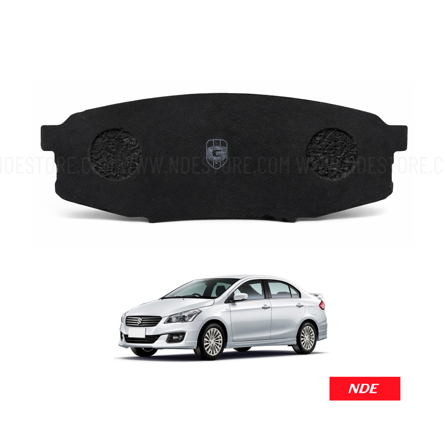 BRAKE DISC PAD SET FRONT AKEBONO FOR SUZUKI CIAZ