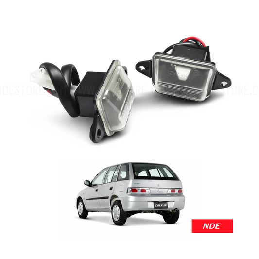 NUMBER PLATE LIGHT SET FOR SUZUKI CULTUS