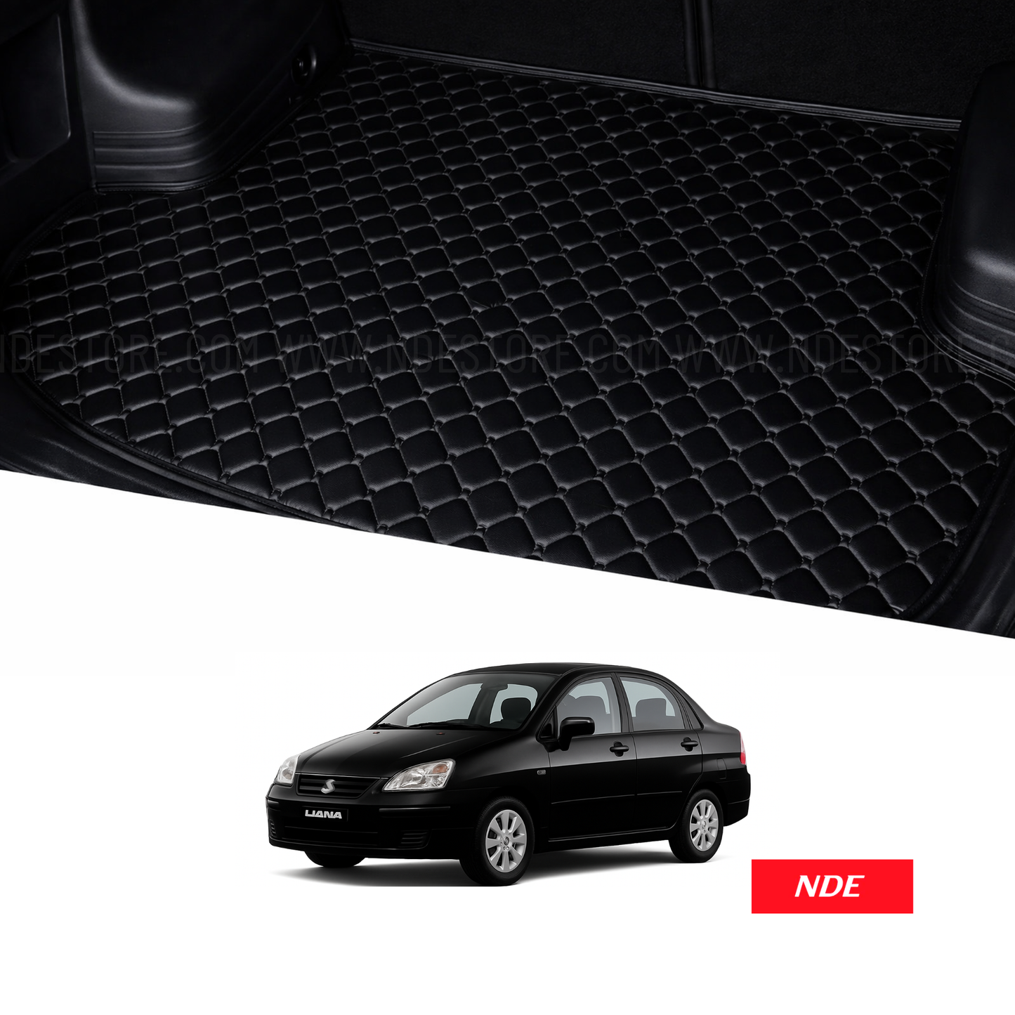 TRUNK FLOOR MAT 7D STYLE FOR SUZUKI LIANA