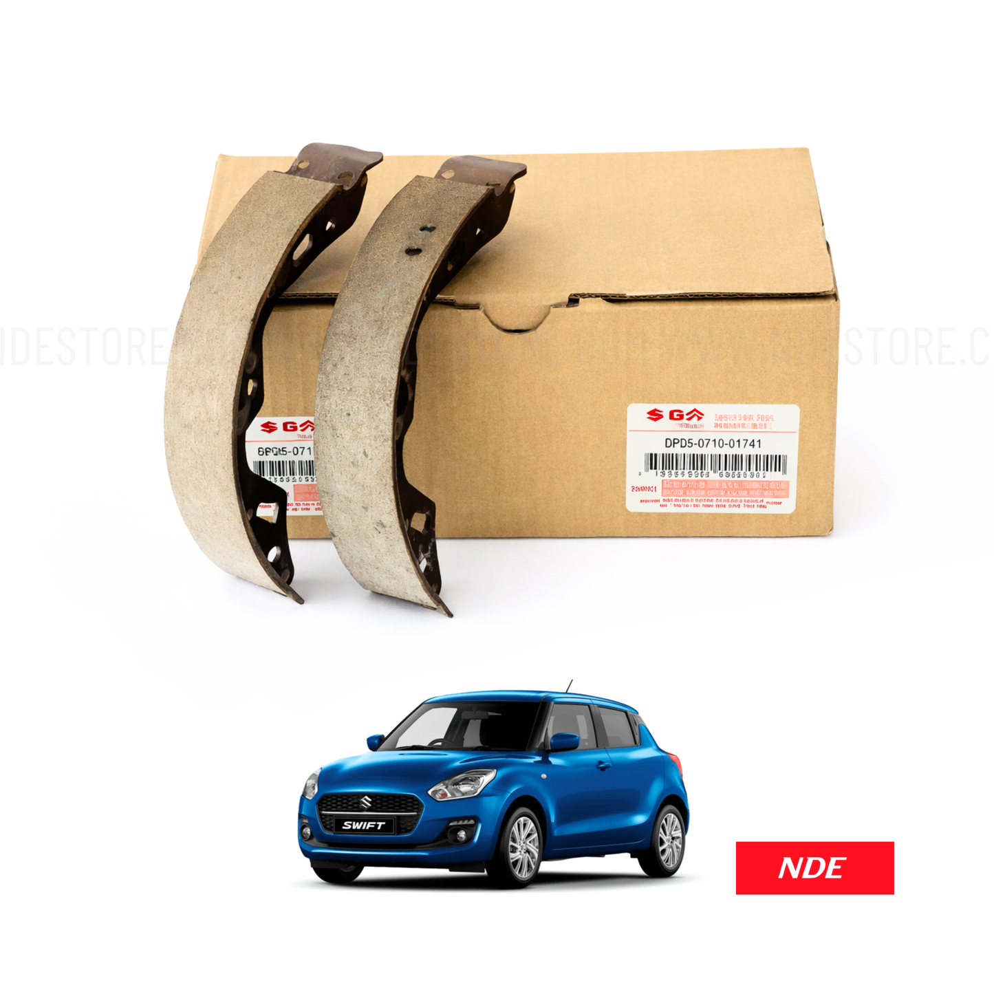 BRAKE SHOE KIT REAR GENUINE FOR SUZUKI SWIFT (2021-2026)