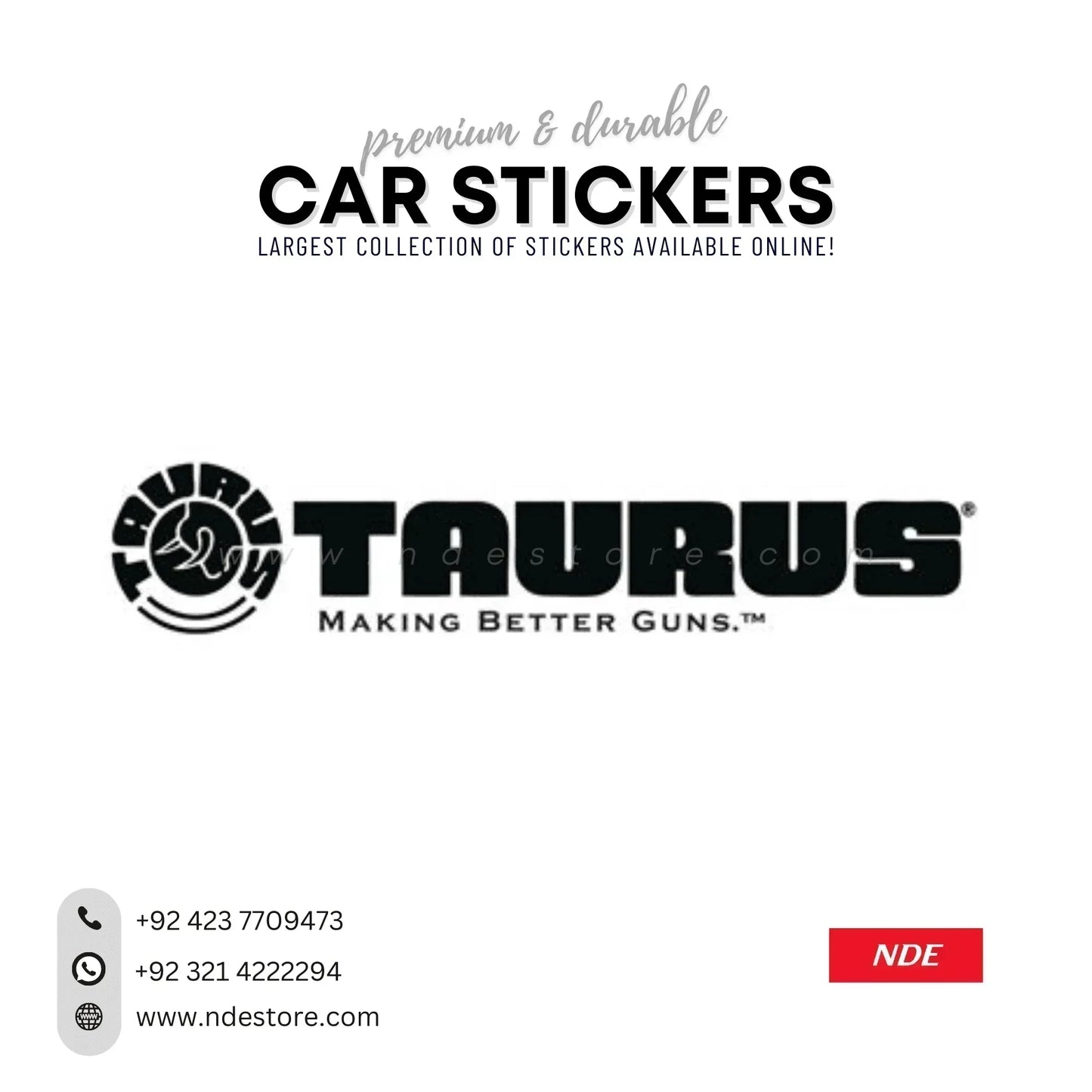 STICKER TAURUS (SKU: T7781) - ndestore.com