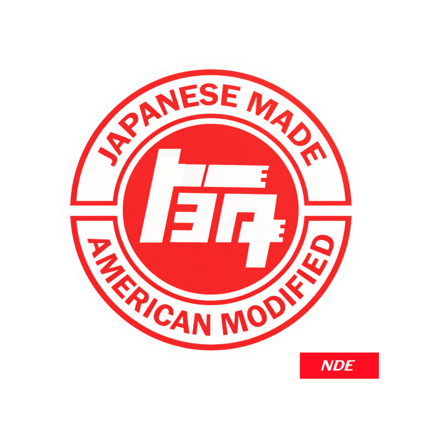 STICKER DECAL TEQ TOYOTA MADE MODIFIED