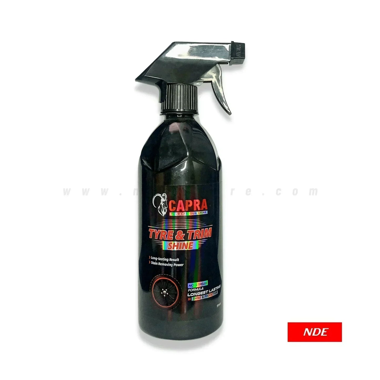CAPRA TIRE AND TRIM SHINE SPRAY 500ML - ndestore.com
