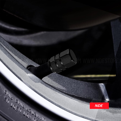 TIRE NOZZLE VALVE COVER CAP SET | METAL