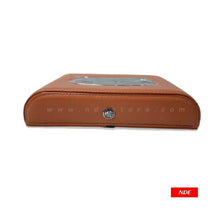 TISSUE BOX HOLDER BROWN WITH MG LOGO - ndestore.com