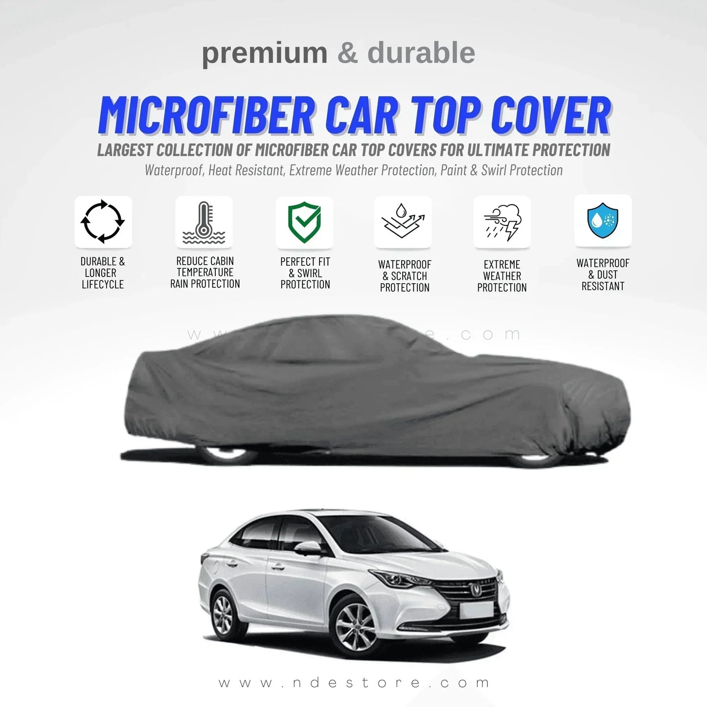 TOP COVER MICROFIBER FOR CHANGAN ALSVIN - ndestore.com