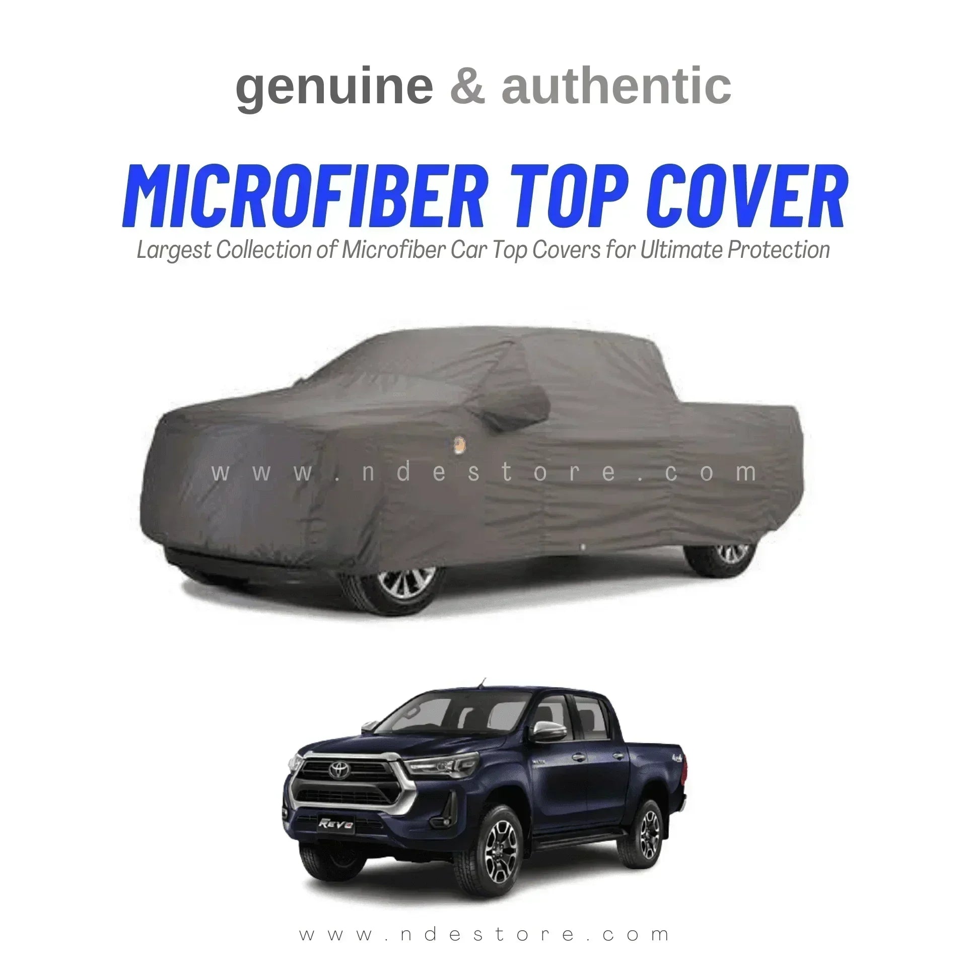 TOP COVER MICROFIBER FOR TOYOTA HILUX (ALL MODELS) - ndestore.com
