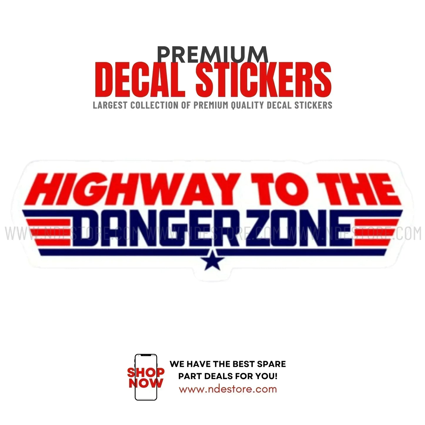 STICKER DANGER ZONE - ndestore.com