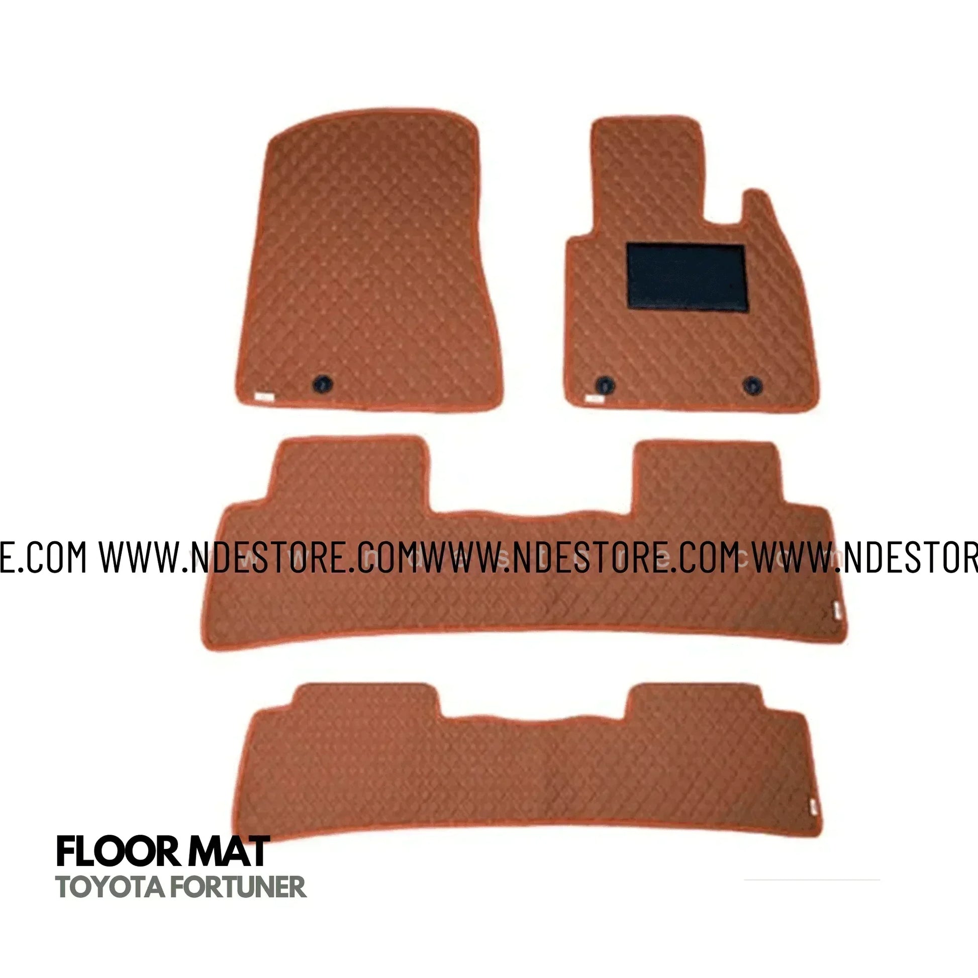 FLOOR MAT 7D FLAT STYLE FOR TOYOTA FORTUNER (2012-2016) - ndestore.com