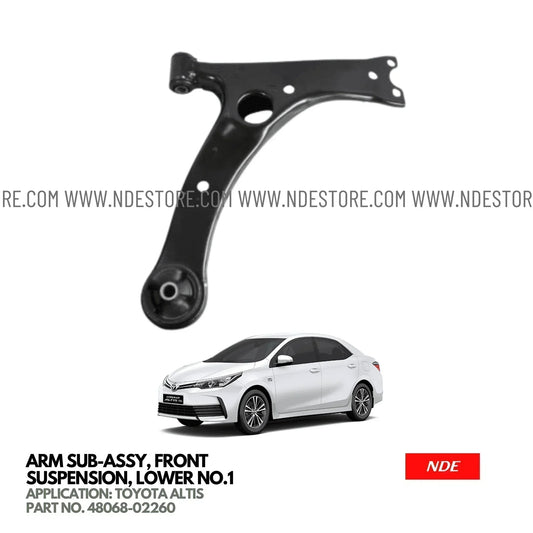 CONTROL ARM FRONT SUSPENSION LOWER NO 1 FOR TOYOTA ALTIS (2008-2025) - ndestore.com