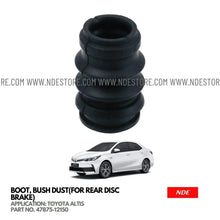 BOOT BUSH DUST REAR DISC BRAKE FOR TOYOTA ALTIS (2008-2025) - ndestore.com