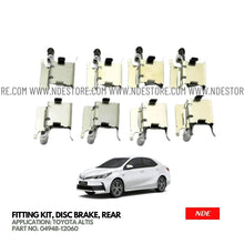 FITTING KIT DISC BRAKE REAR FOR TOYOTA ALTIS (2008-2025) - ndestore.com