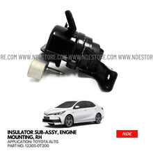 ENGINE MOUTING INSULATION RIGHT FOR TOYOTA ALTIS (2008-2025) - ndestore.com