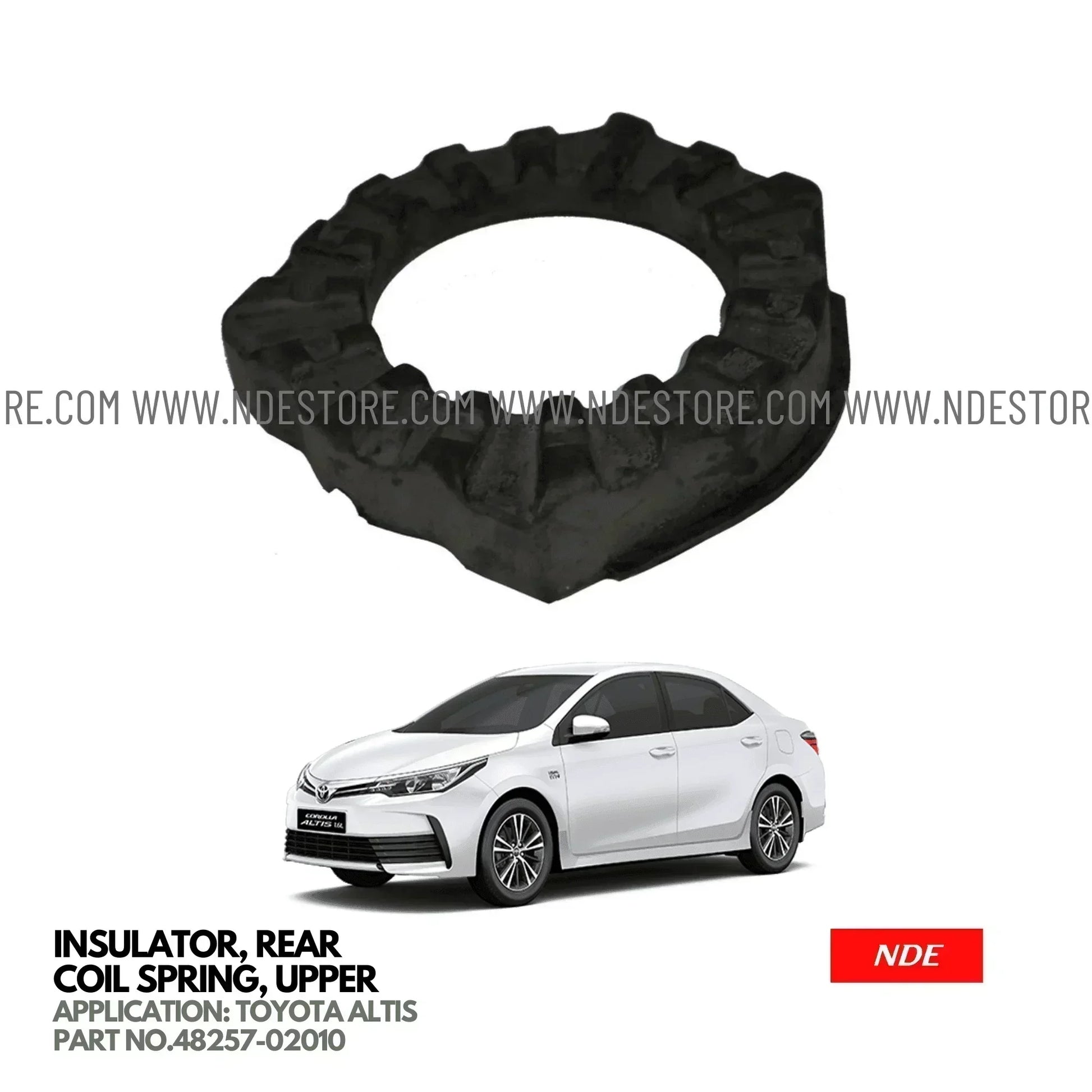 COIL SPRING REAR UPPER INSULATOR FOR TOYOTA ALTIS (2008-2025) - ndestore.com
