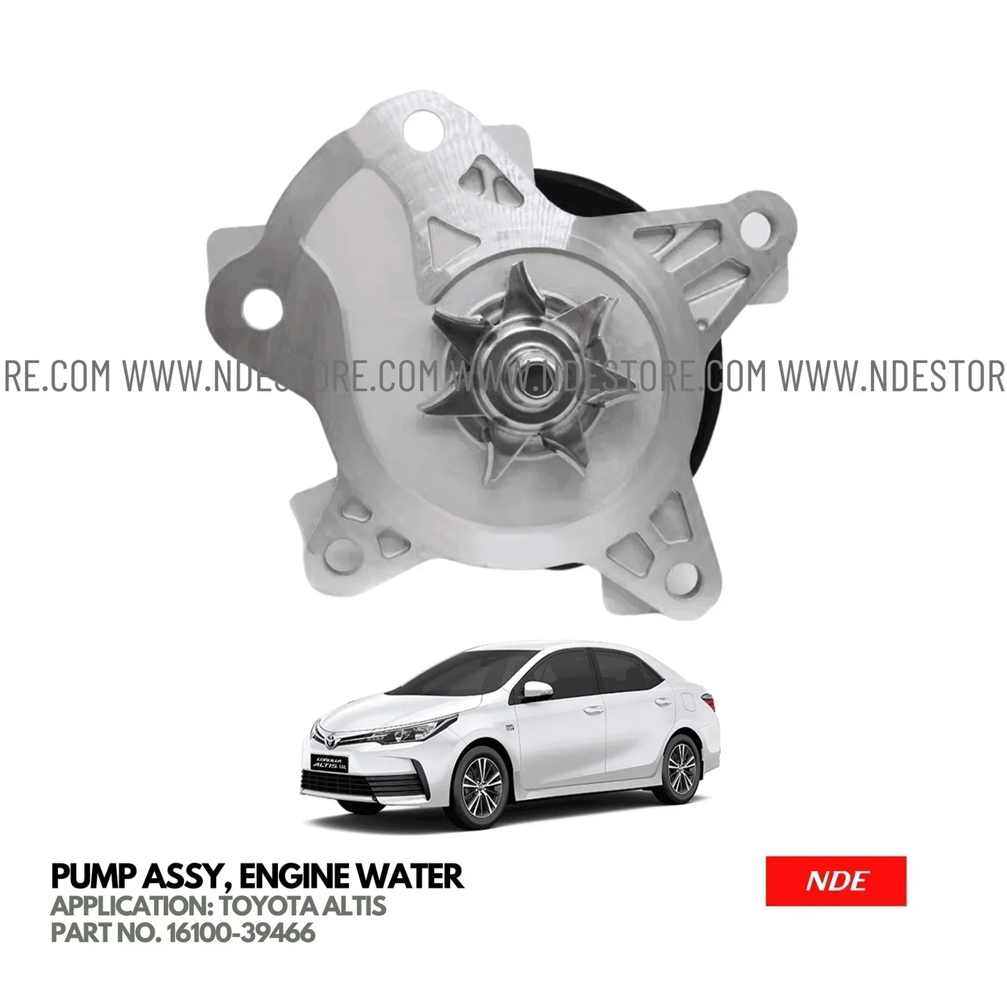 WATER PUMP ASSY FOR TOYOTA ALTIS (2008-2025) - ndestore.com
