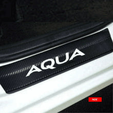 DOOR SILL AREA PROTECTION CARBON FIBER STICKER FOR TOYOTA AQUA - ndestore.com