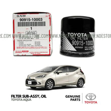 OIL FILTER (SPIN-ON) GENUINE FOR TOYOTA AQUA - ndestore.com